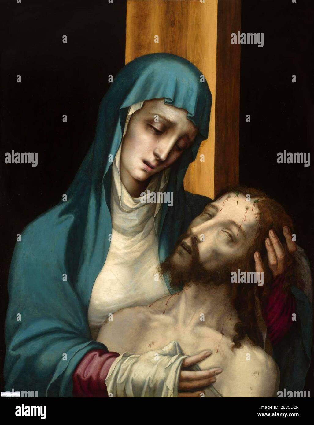Luis de Morales - Piedad. Banque D'Images