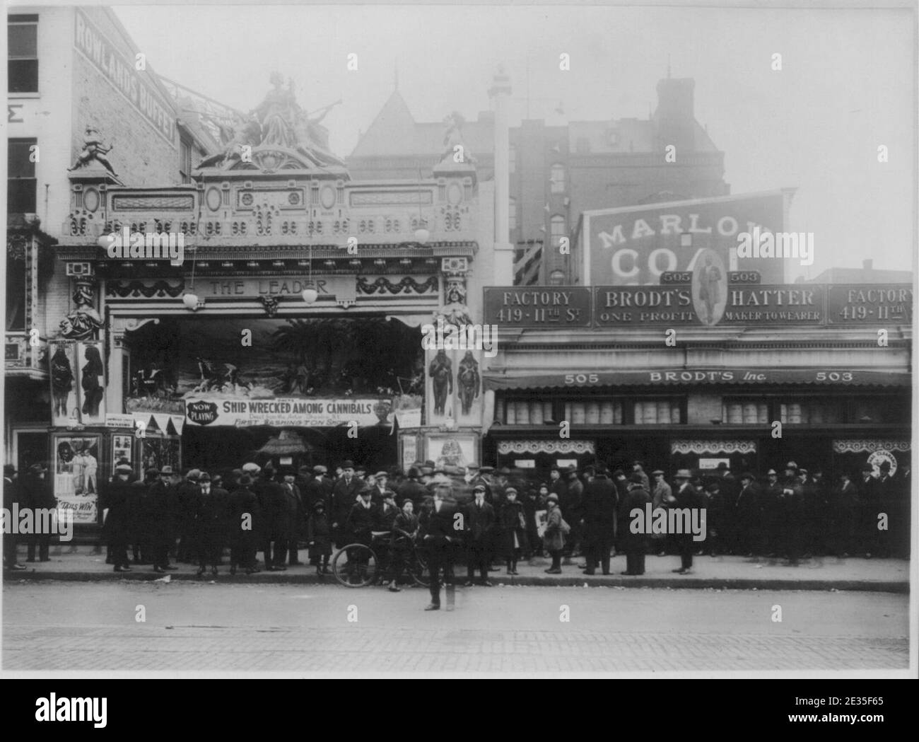 Lust's leader Theatre, Washington, D.C., montrant « la hanche s'est épatée parmi les cannibales » Banque D'Images