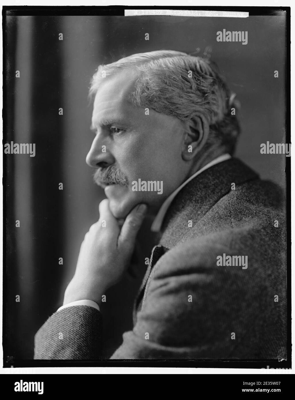 MacDONALD, RAMSAY. Honorables Banque D'Images