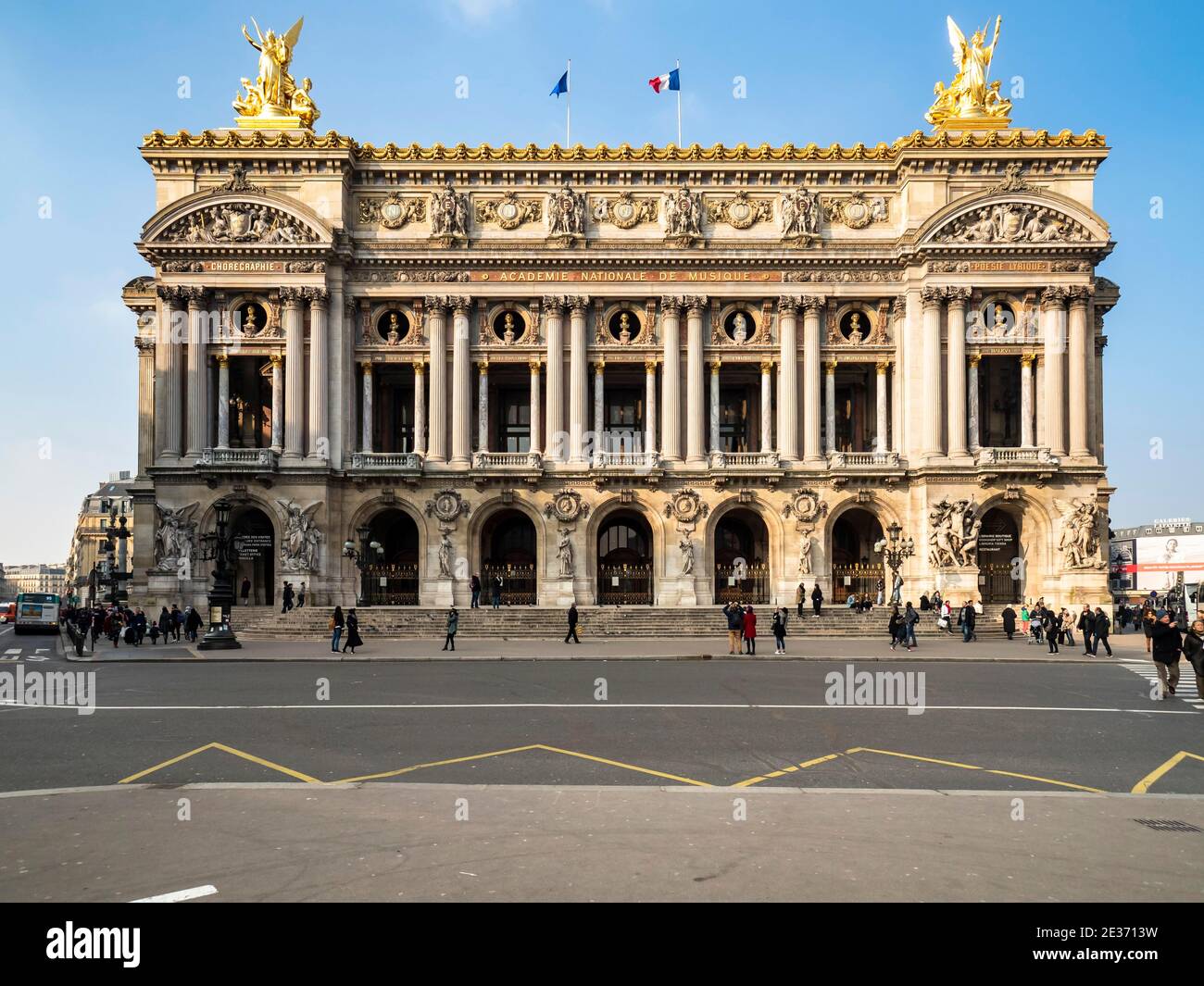 Palais de l'Opéra Garnier, Paris, France Banque D'Images