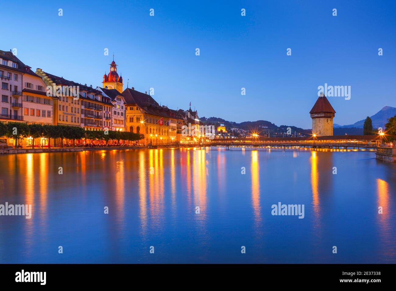 Vieille ville de Lucerne, Suisse Banque D'Images