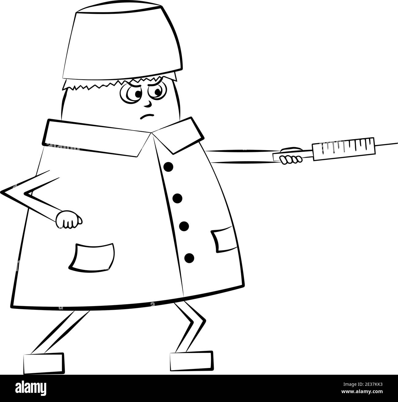 Il peut être utilisé pour la coloration des enfants, les icônes, le Web, les cartes postales, la décoration, la mise en paquet, les imprimés pour des objets, les couvertures pour les carnets, la décoration de boîtes pour les jouets, St Illustration de Vecteur