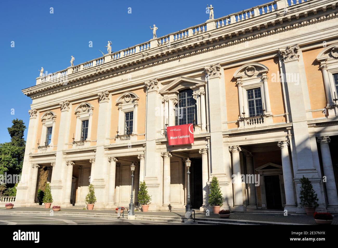L'Italie, Rome, Campidoglio, le Palazzo Nuovo, Musei Capitolini, Musées du Capitole Banque D'Images