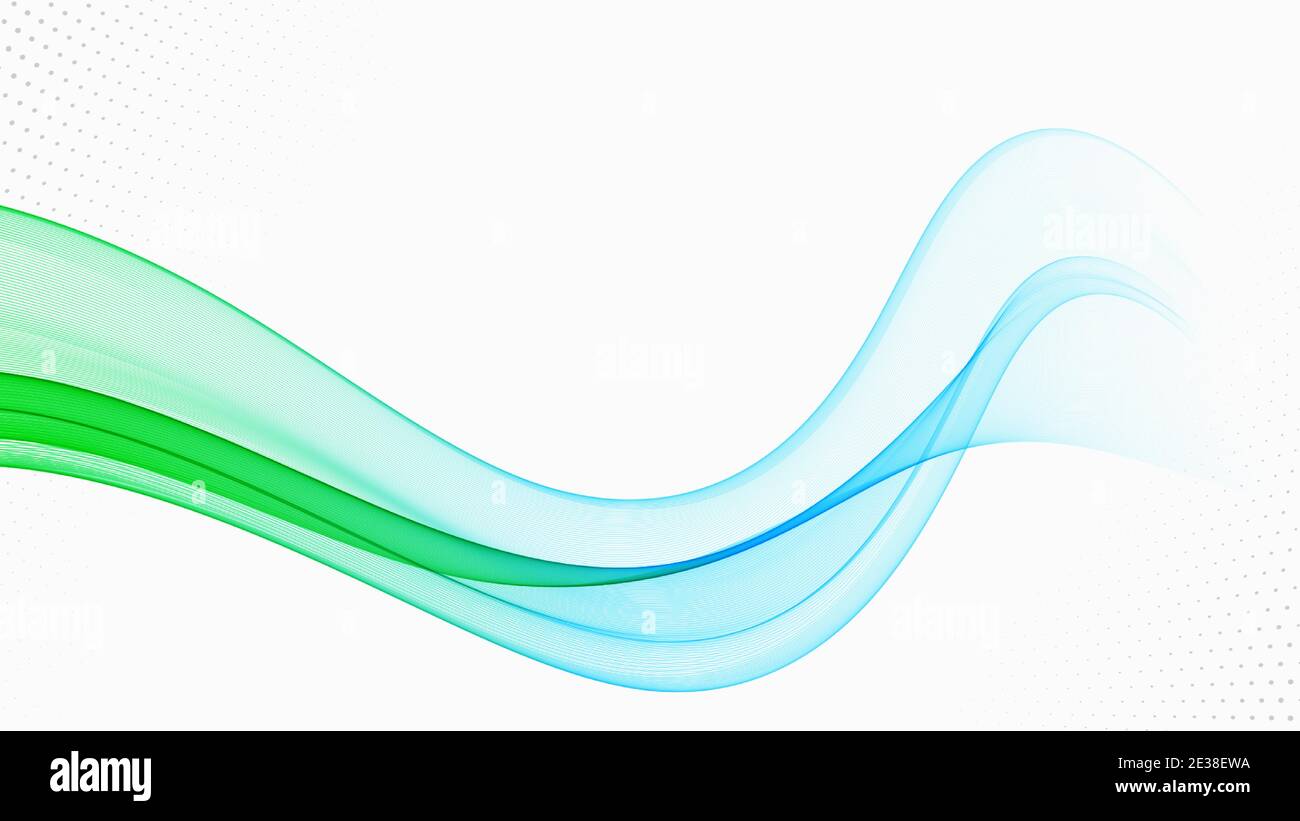 Élément de conception d'onde abstraite flux d'onde arrière-plan abstrait Illustration de Vecteur