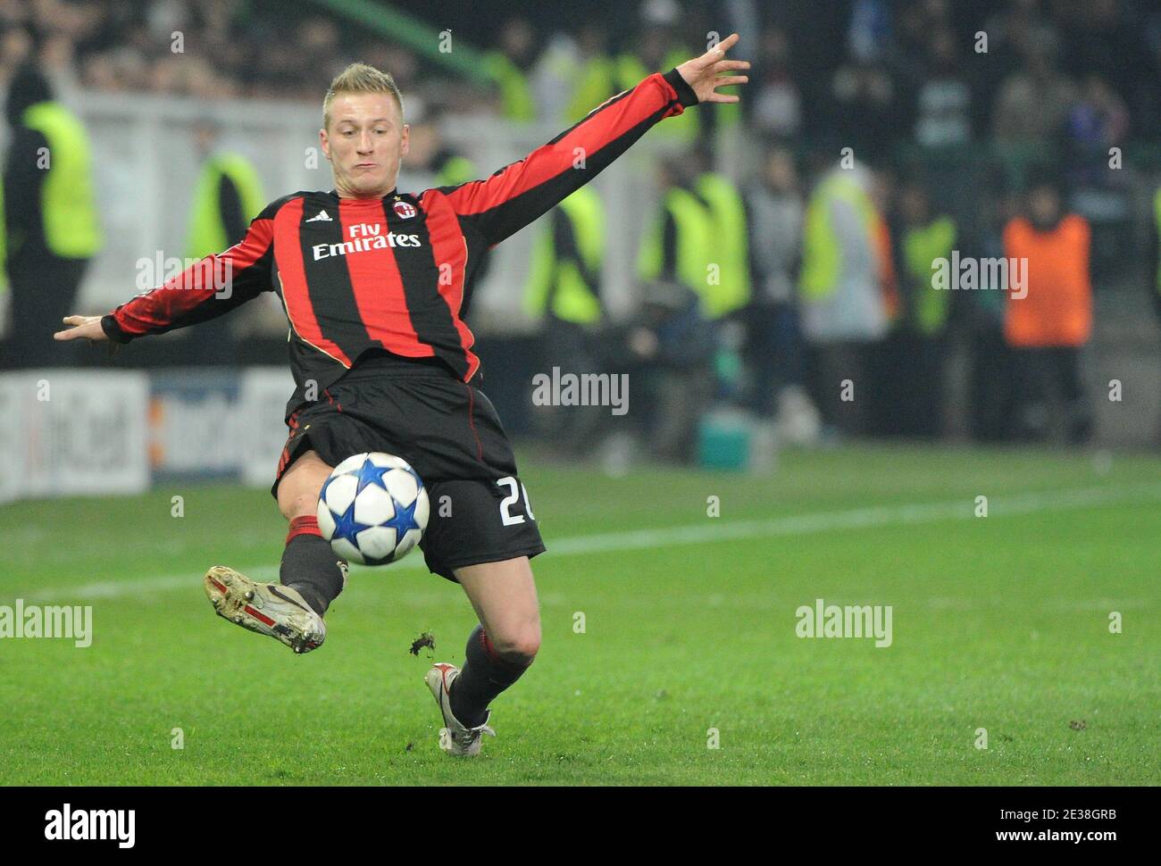 Ignazio Abate - Bottes De Match AC Milan (Serie A 2009-2010) - Portées En Match