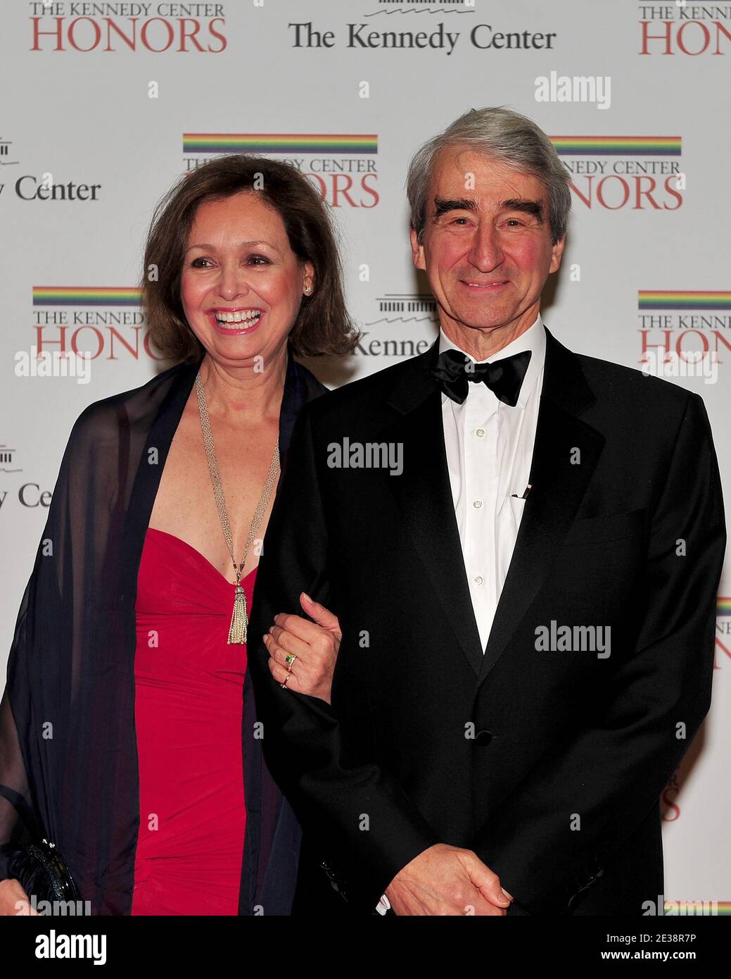 Sam Waterston et sa femme Lynn arrivent pour le dîner de l'artiste officiel au Département d'État des États-Unis à Washington, D.C., États-Unis le samedi 4 décembre 2010. Photo de Ron Sachs/ABACAPRESS.COM Banque D'Images
