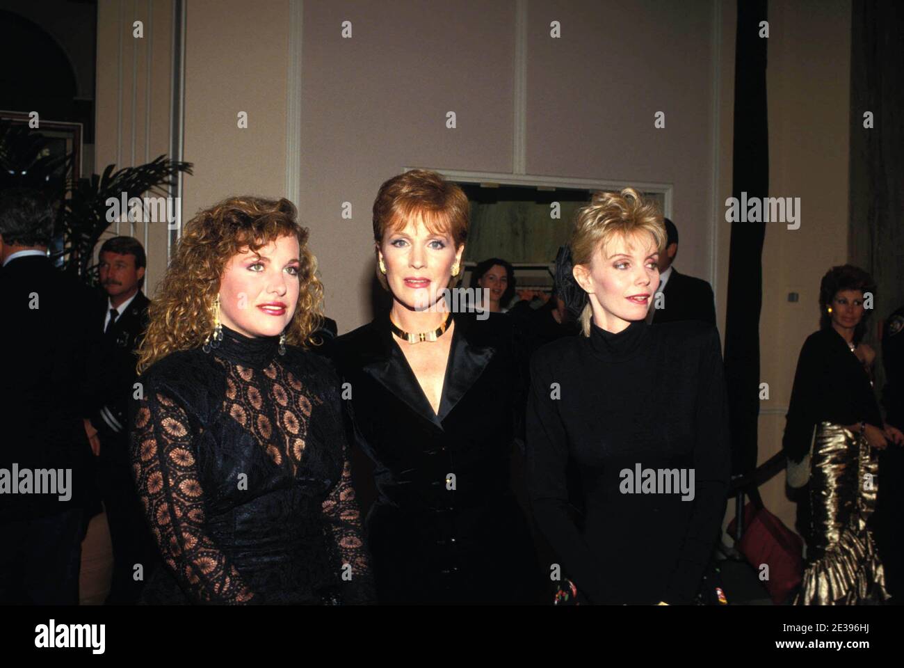 Emma Walton, Julie Andrews et Jennifer Andrews 1987 crédit : Ralph Dominguez/MediaPunch Banque D'Images