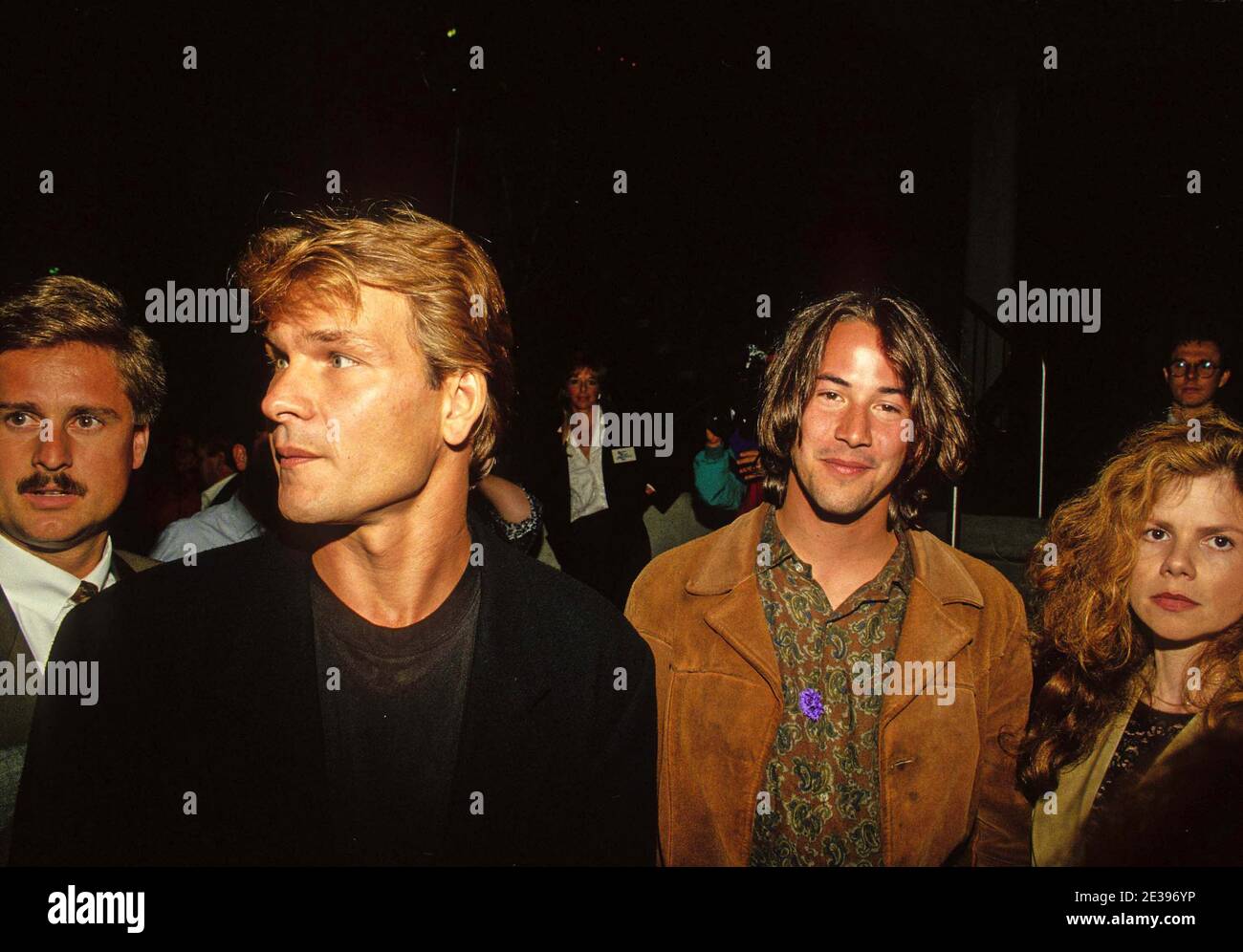 Patrick Swayze et Keanu Reeves 1991 crédit Ralph Dominguez/MediaPunch