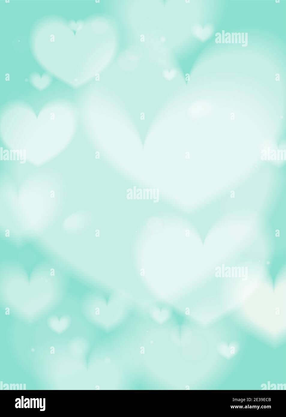 Fond romantique flou avec les coeurs, vecteur EPS10 Illustration de Vecteur