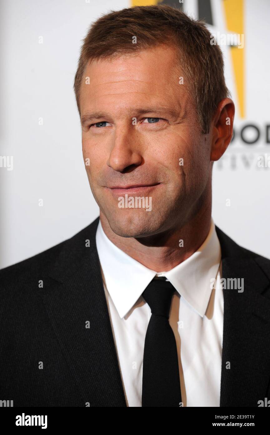 Aaron Eckhart arrive pour le 14e Gala annuel des Hollywood Awards à l'hôtel Beverly Hilton de Los Angeles, CA, USA le 25 octobre 2010. Photo de Lionel Hahn/ABACAPRESS.COM Banque D'Images