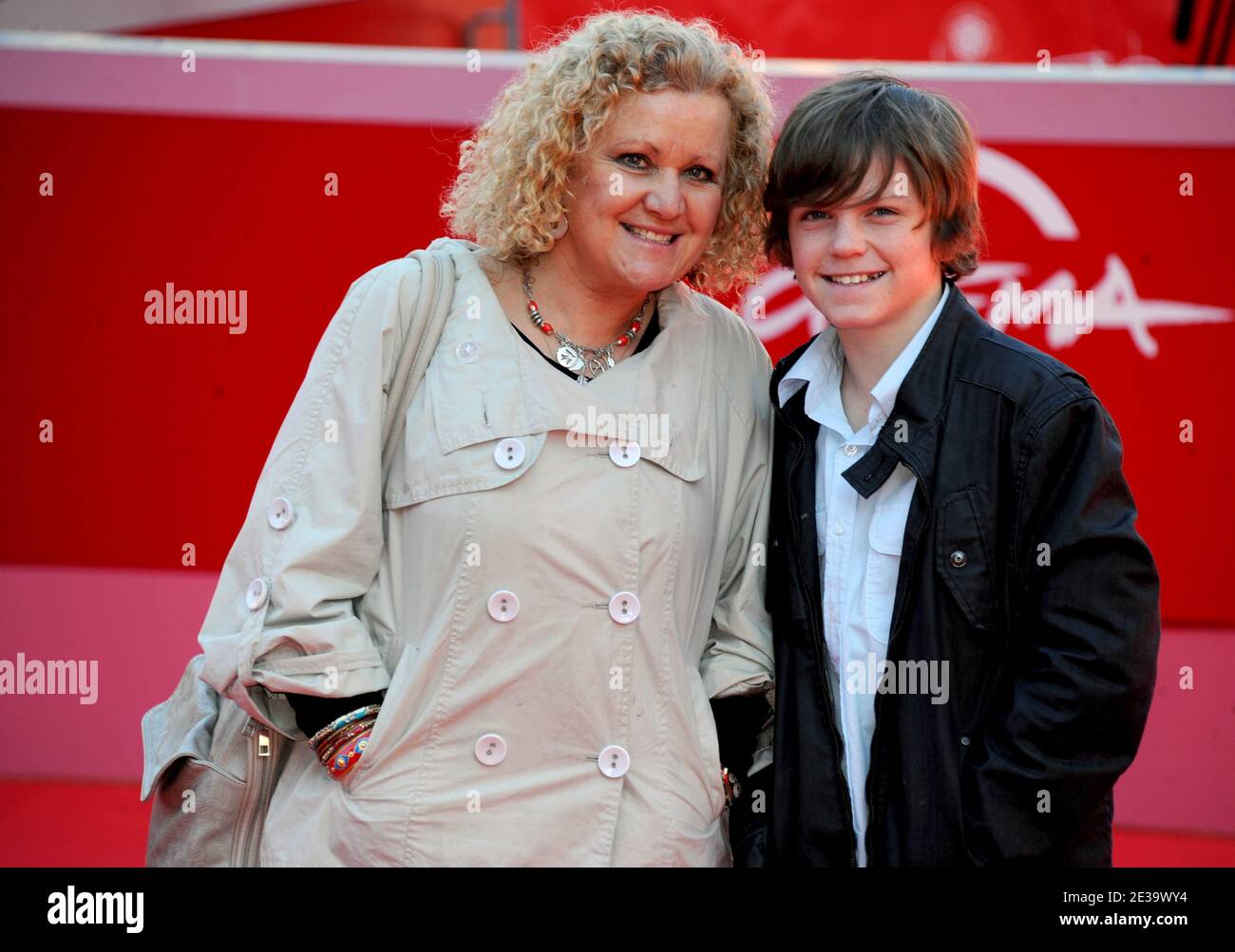 La directrice Nadia Tass et l'acteur Tom Russel assistent à la première de « matching Jack » au 5e Festival du film de Rome, en Italie, le 28 octobre. 2010. PHOTO par Eric Vandeville/ABACAPRESS.COM Banque D'Images