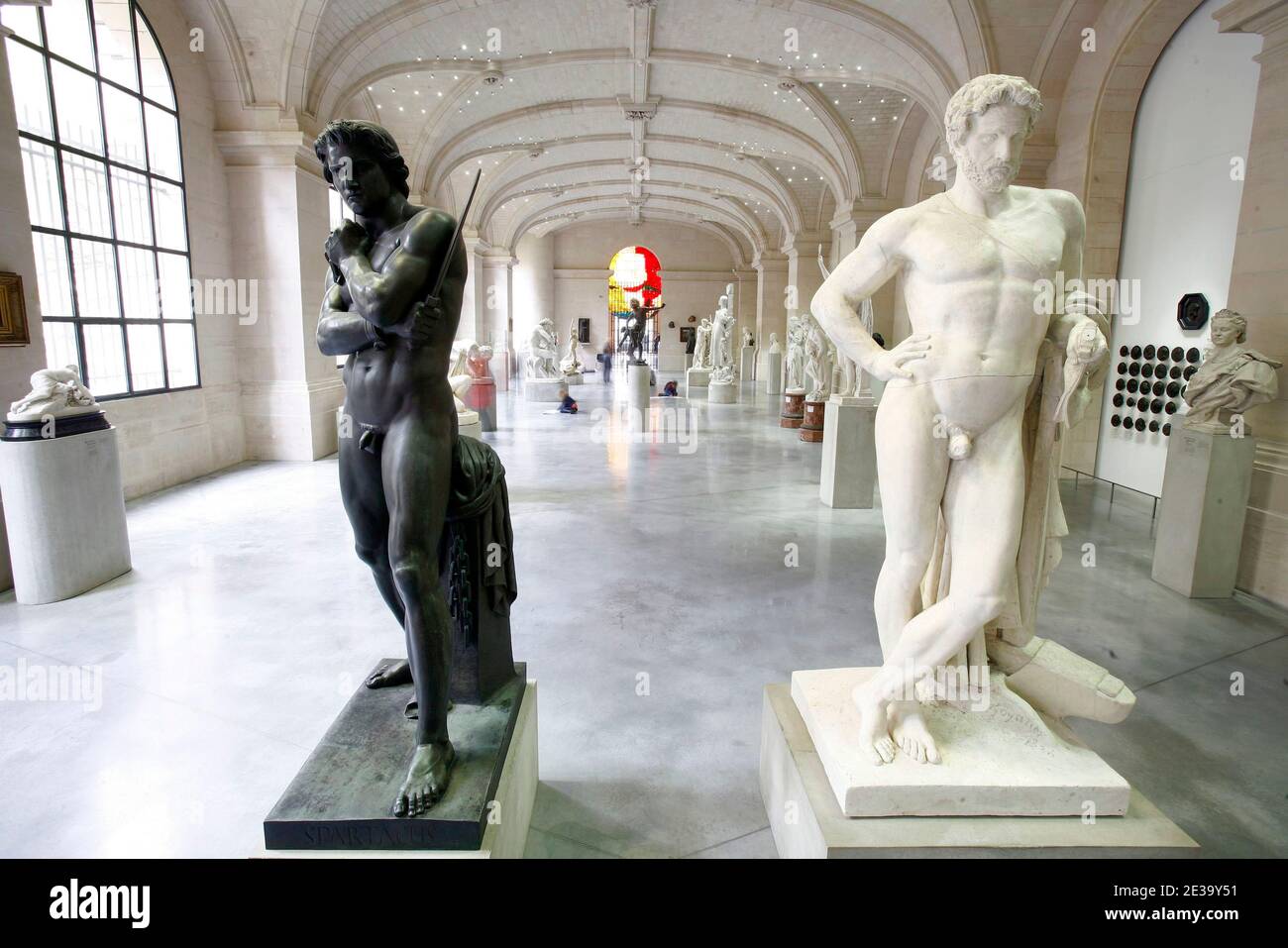 Une vue sur la Galerie de sculptures du Musée des Beaux-Arts de Lille, dans le nord de la France, le 27 octobre 2010. Photo de Sylvain Lefevre/ABACAPRESS.COM Banque D'Images