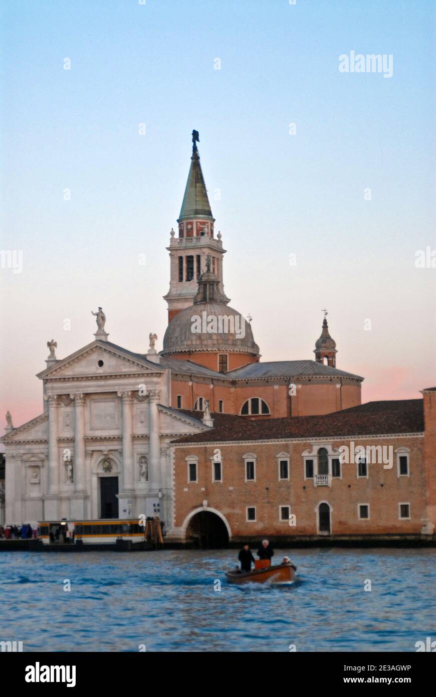 L'île de San Giorgio Maggiore, à Venise, Italie Banque D'Images