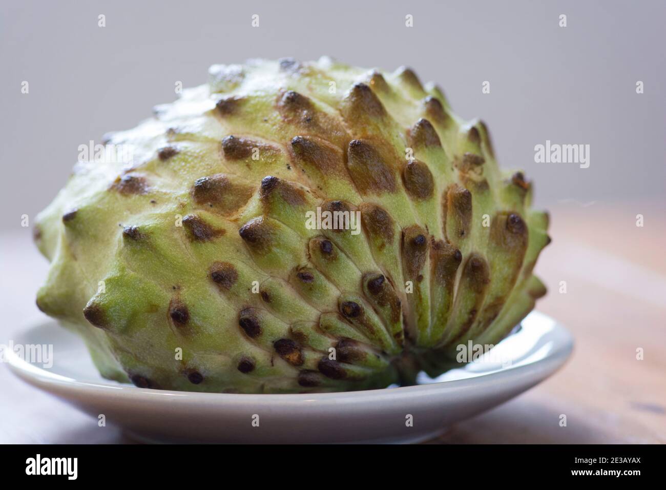 Cherimoya mûr (Annona cherimola), fruit du genre Annona Banque D'Images