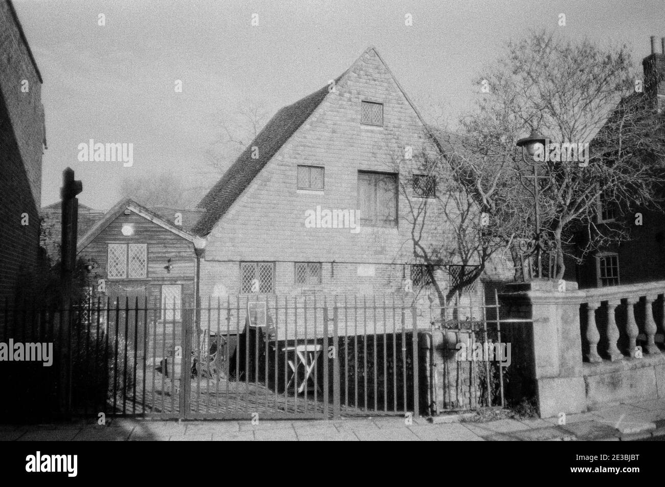 Old City Mill, Winchester, Hampshire, Angleterre, Royaume-Uni. Banque D'Images