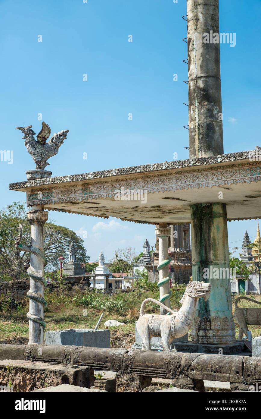 Banteay Prei Nokor, province de Kampong Cham, Cambodge, Asie Banque D'Images