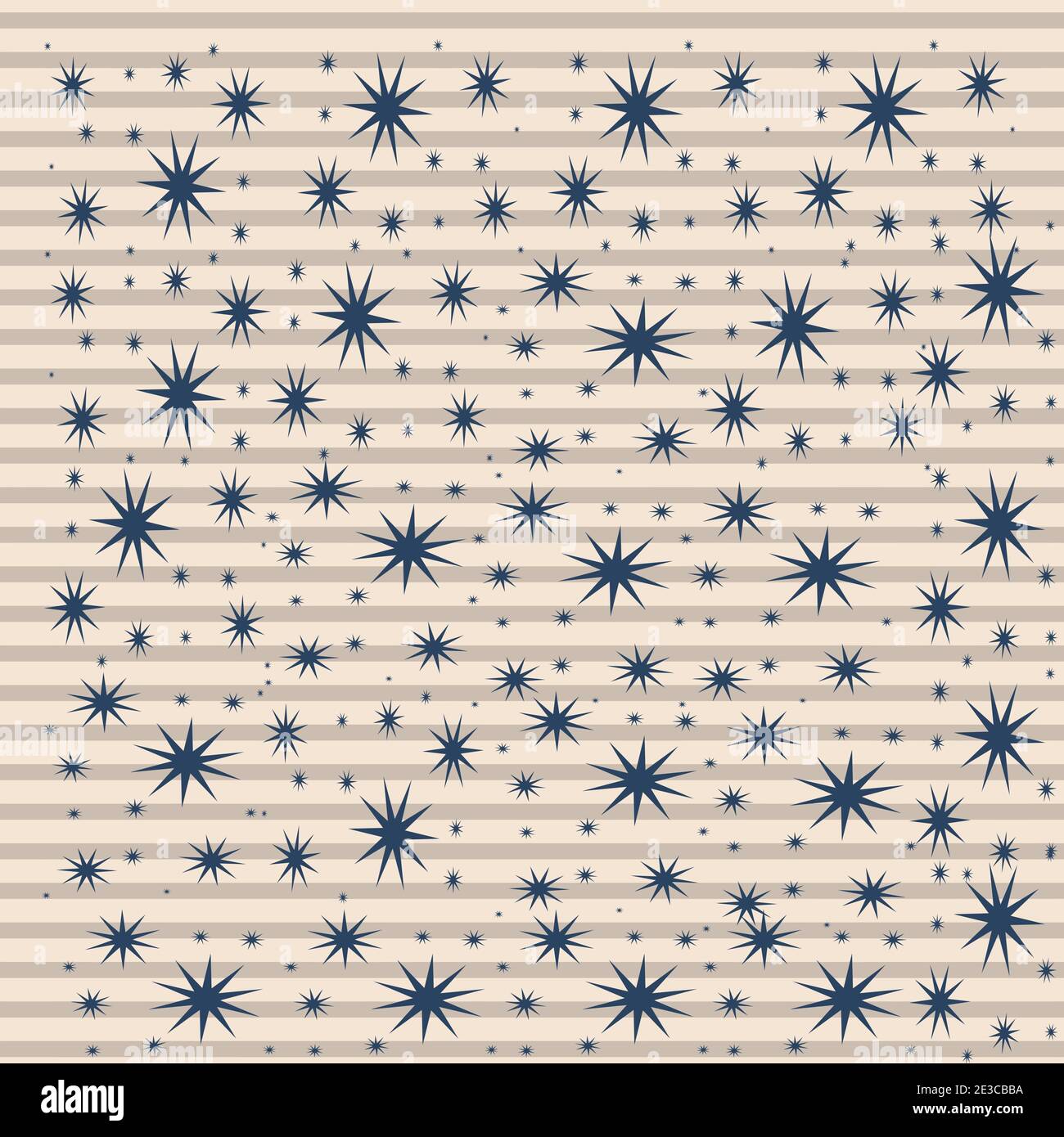 Arrière-plan avec motif abstrait étoile et étoile. Illustration de Vecteur