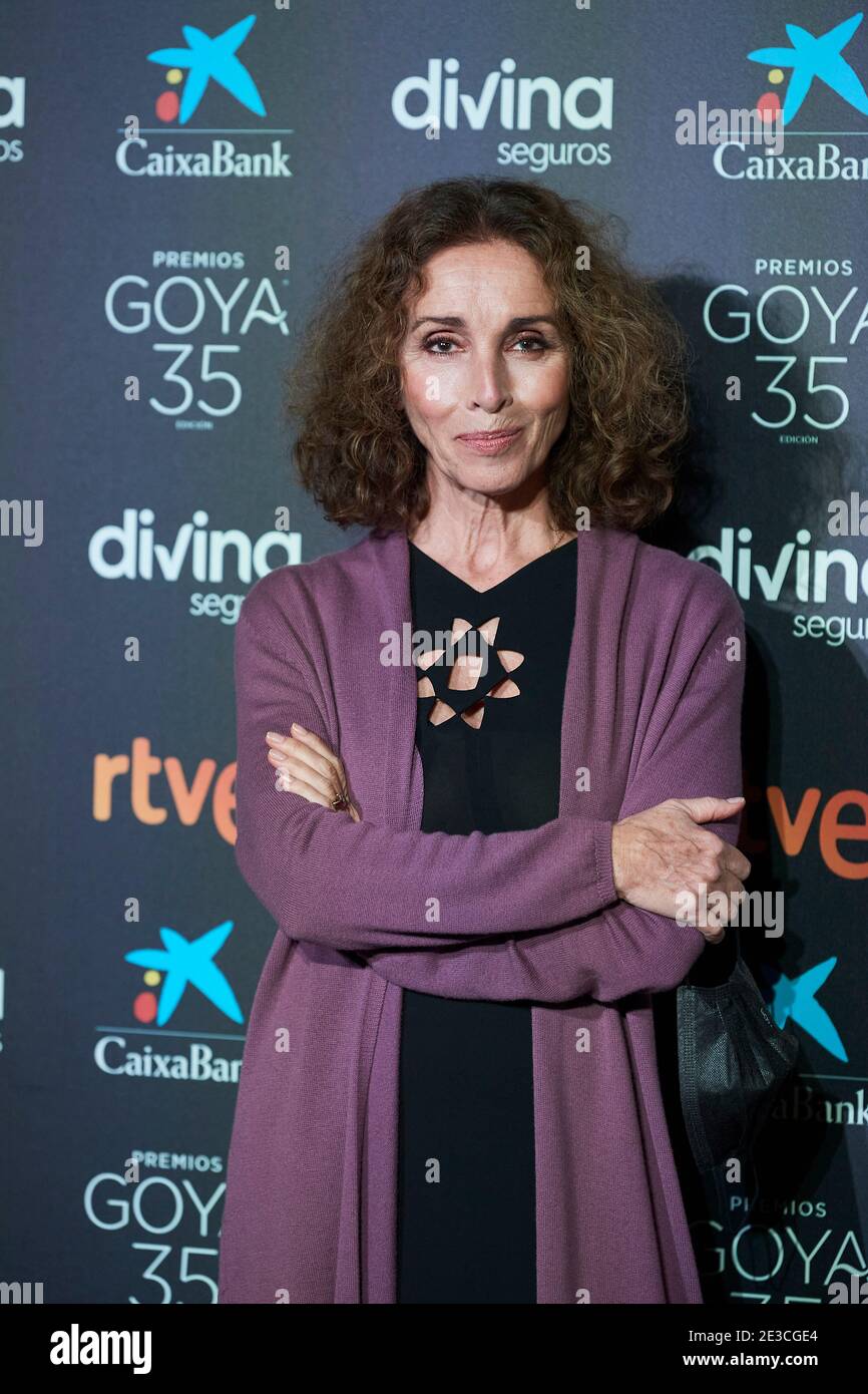 18 janvier 2021, Madrid, Espagne: ANA BELEN participe à la 35e Goya Awards Nominee Reading à l'Academia de Cine à Madrid, Espagne. (Image crédit: © Jack Abuin/ZUMA Wire) Banque D'Images