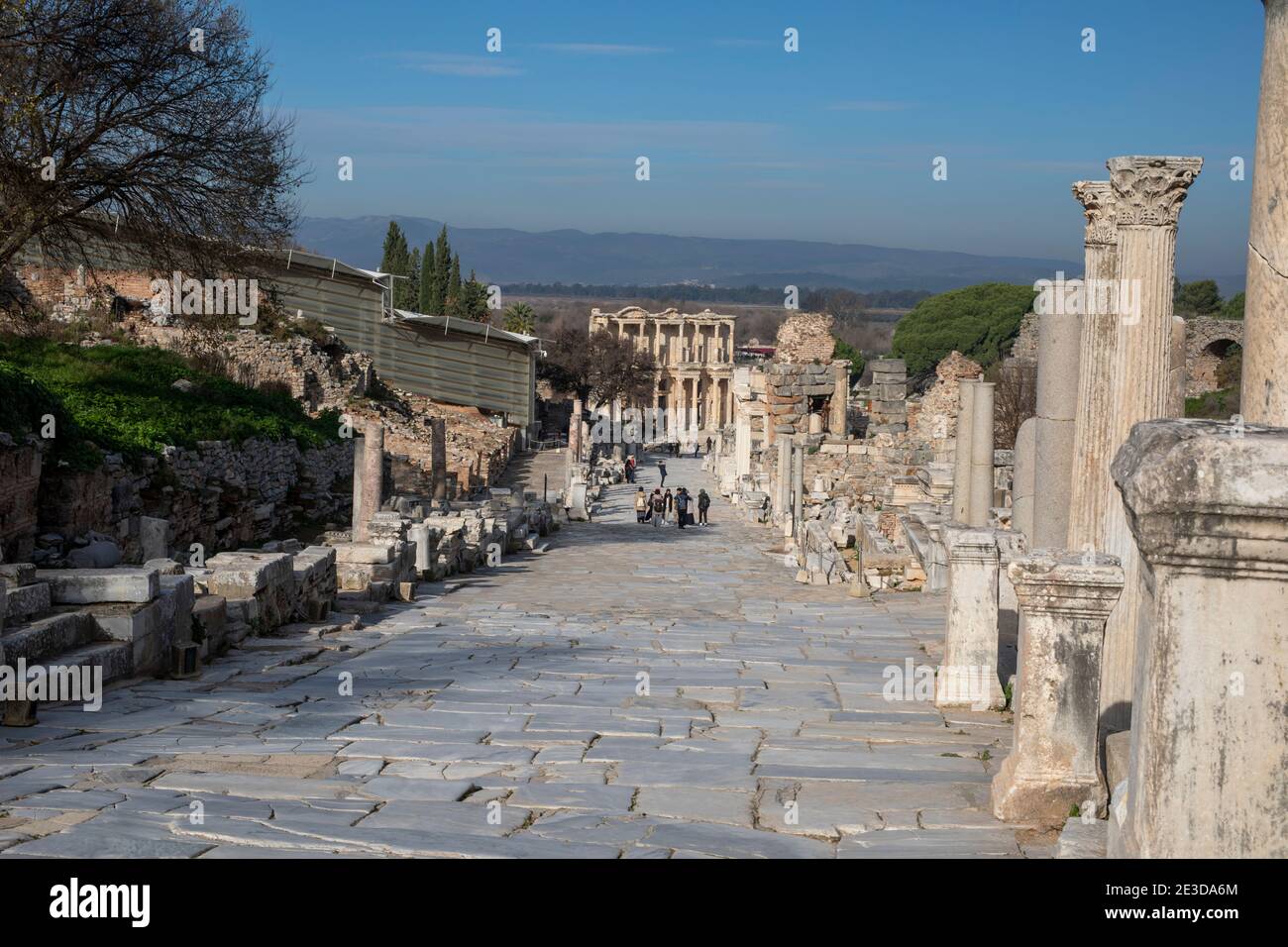 La ville antique d'Éphèse, Turquie Banque D'Images