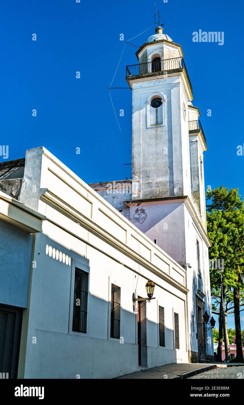 La basilique du Saint-Sacrement à Colonia del Sacramento, Uruguay Banque D'Images