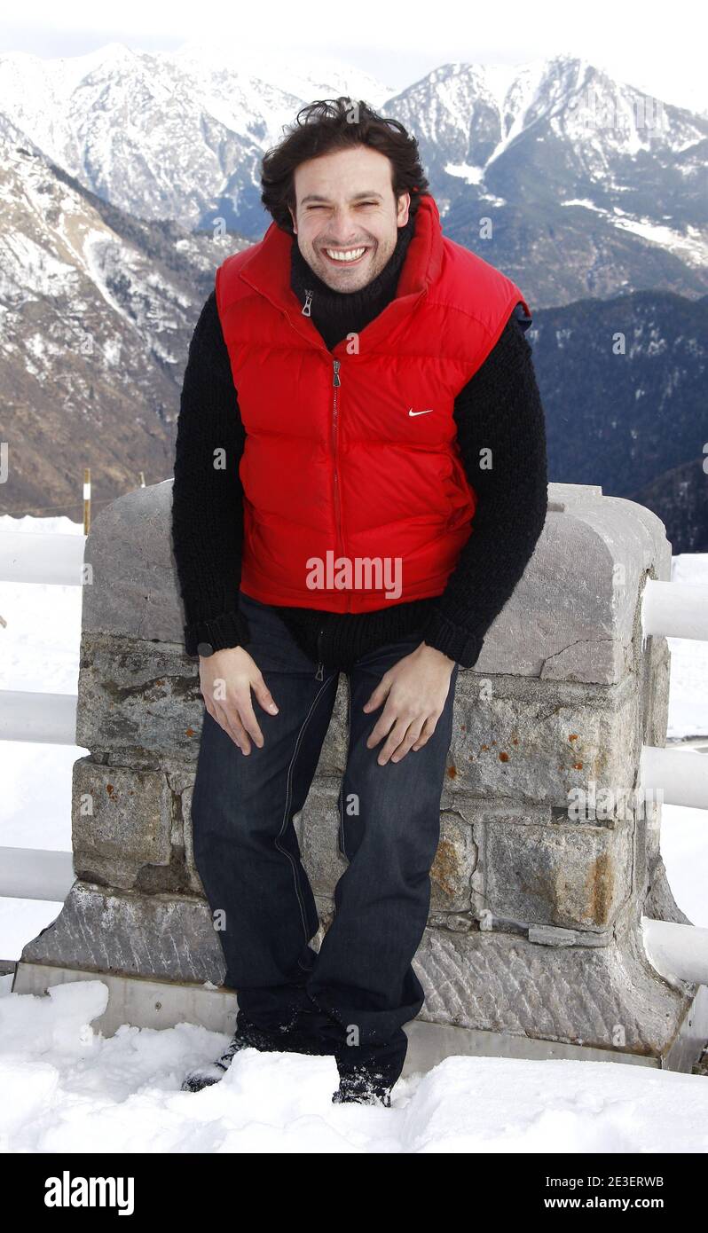 Bruno Salomone participe au 11ème Festival du film de télévision de Luchon à Luchon, France, le 5 février 2009. Photo de Patrick Bernard/ABACAPRESS.COM Banque D'Images