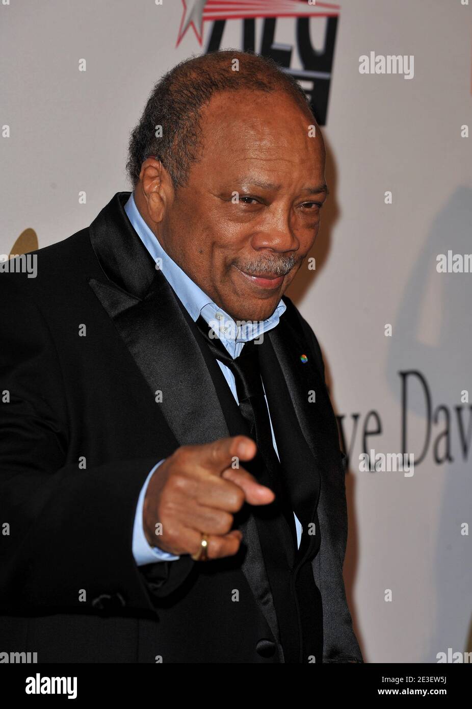 Quincy Jones assiste au 51ème GRAMMY Awards annuel - Salute to Icons: Clive Davis a eu lieu à l'Hôtel Beverly Hilton à Los Angeles, CA, Etats-Unis, le 7 février 2009. Photo de Lionel Hahn/ABACAPRESS.COM Banque D'Images