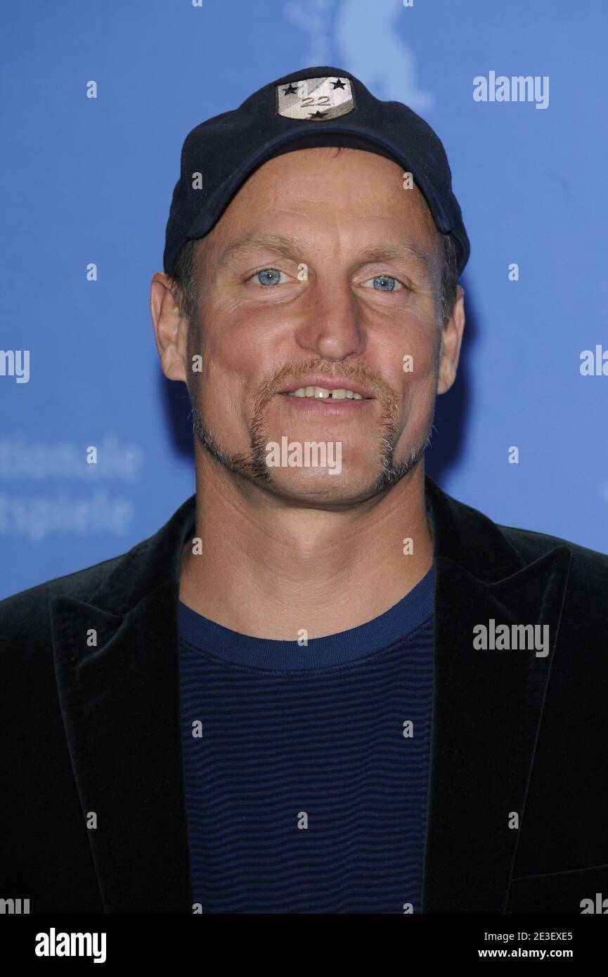 Woody Harrelson assiste au photocall de « The Messenger » dans le cadre du 59ème Festival du film de Berlin à l'Hôtel Grand Hyatt le 9 février 2009 à Berlin, en Allemagne. Photo de Mehdi Taamallah/ABACAPRESS.COM Banque D'Images