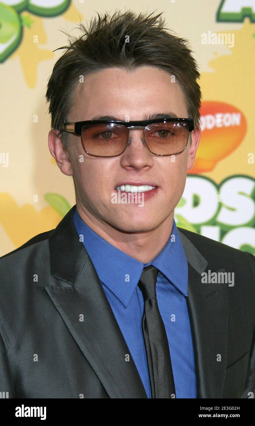 Jesse McCartney se présente au 22e prix annuel du choix des enfants de Nickelodeon, au Pavillon Pauley de l'UCLA à Los Angeles, Californie, États-Unis, le 28 mars 2009. (Photo : Jesse McCartney). Photo de Baxter/ABACAPRESS.COM Banque D'Images