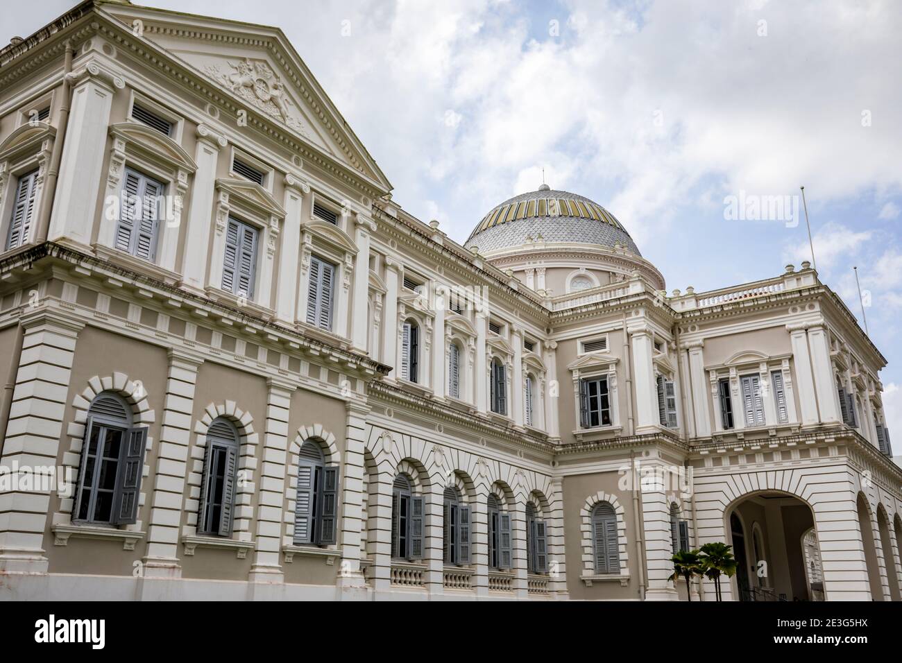 Singapour 17 janvier 2021 : le Musée national de Singapour est dédié à l'histoire de Singapour. C'est le plus ancien musée de Singapour. Banque D'Images