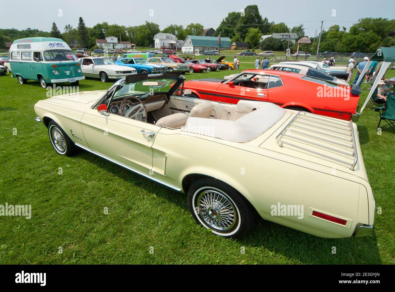 Spectacle de voitures d'époque, Amérique du Nord Banque D'Images