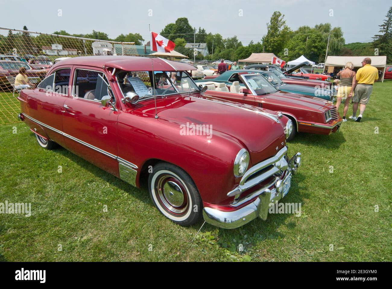 Spectacle de voitures d'époque, Amérique du Nord Banque D'Images