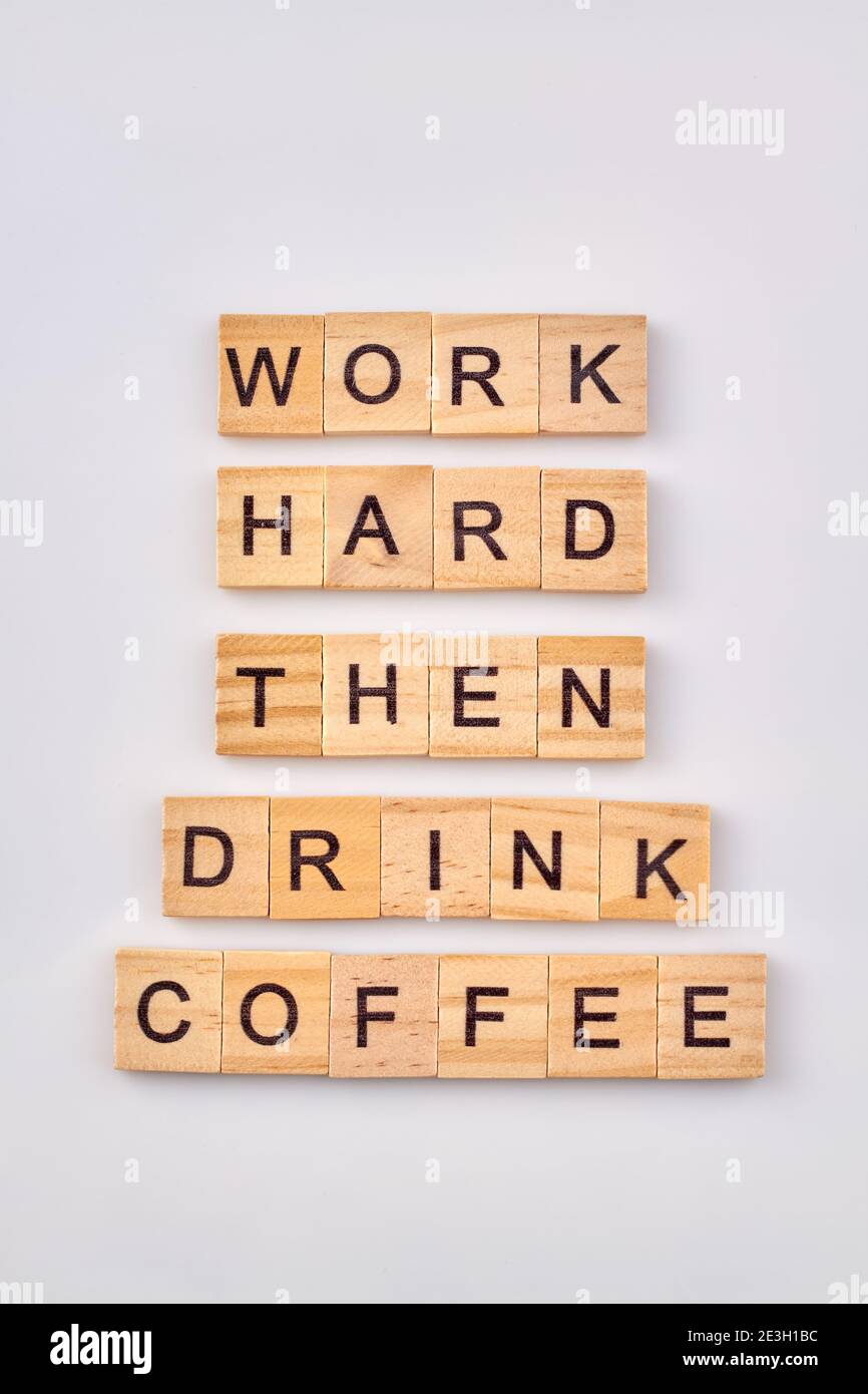 Concept de repos du travail. Banque D'Images