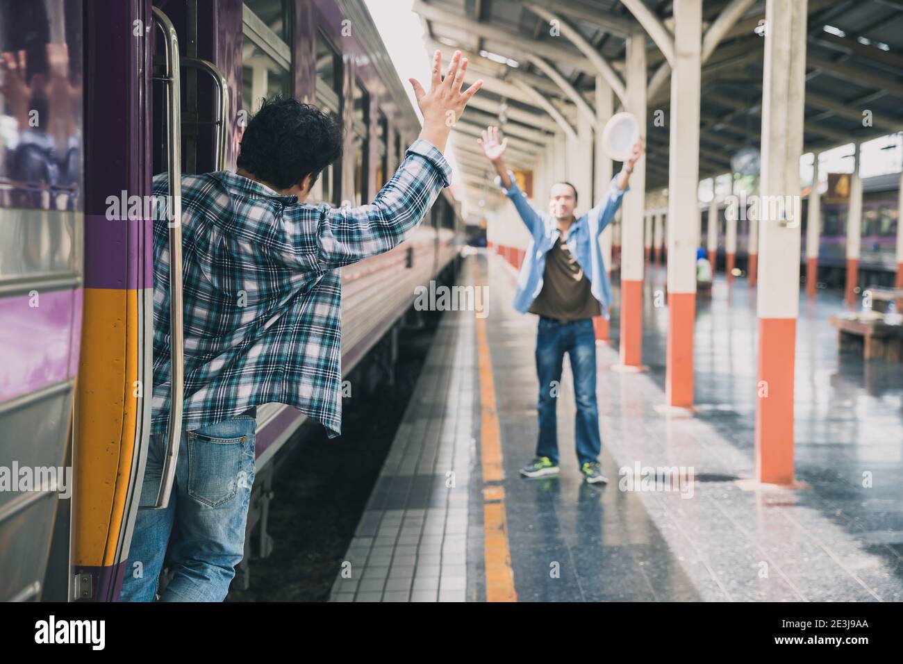 rencontre homme train