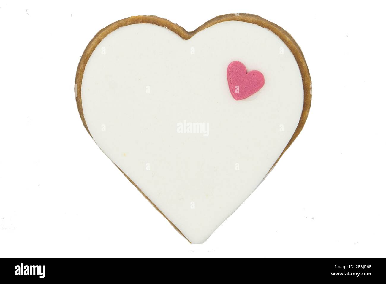 Petits gâteaux en forme de cœur pour les mariages ou la Saint-Valentin Banque D'Images