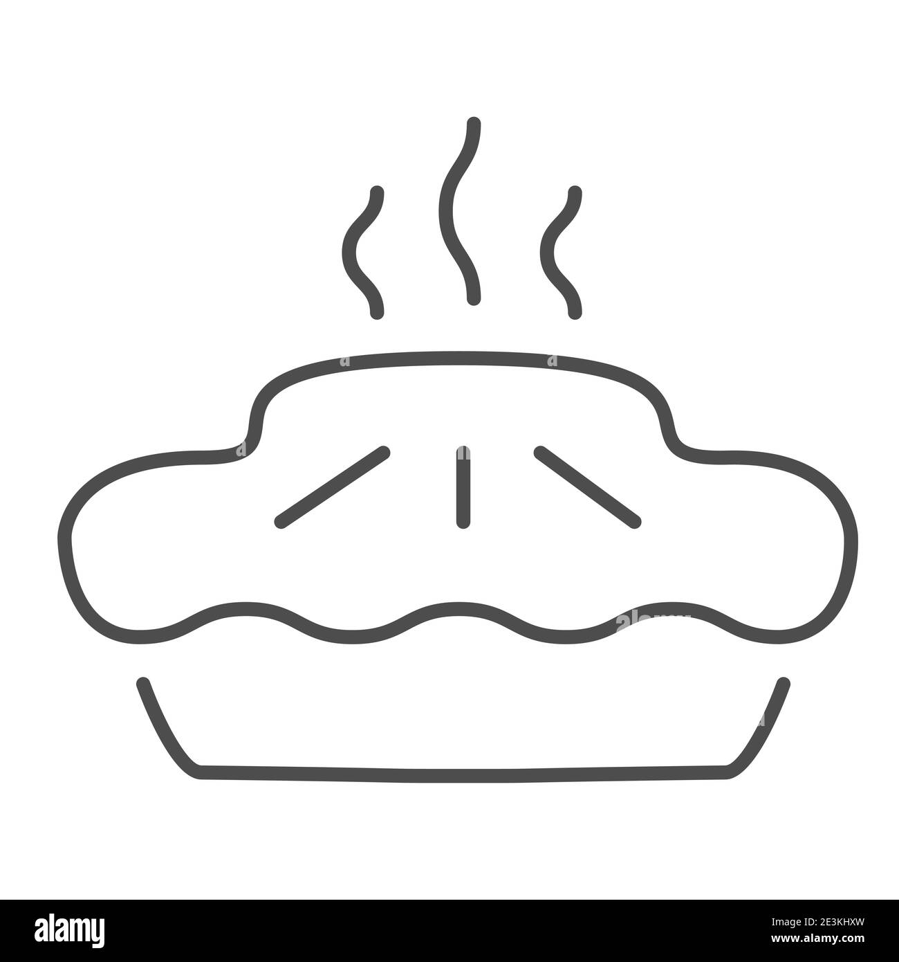 Icône de tarte fine, concept de boulangerie, signe de tarte sur fond blanc, icône de gâteau chaud dans le style de contour pour le concept mobile et la conception de Web. Vecteur Illustration de Vecteur Icône de tarte fine, concept de boulangerie, signe de tarte sur fond blanc, icône de gâteau chaud dans le style de contour pour le concept mobile et la conception de Web. Vecteur Illustration de Vecteur
