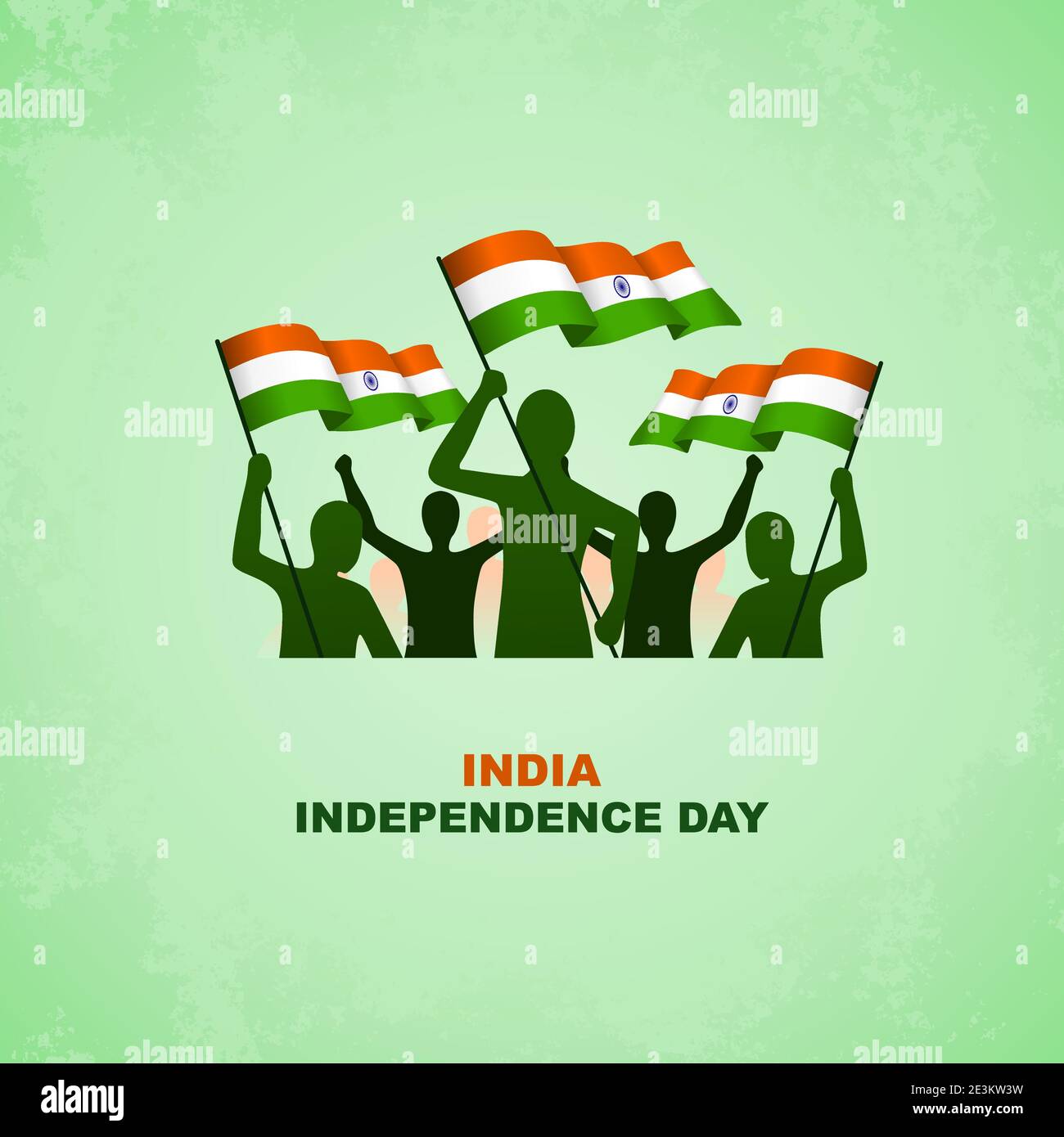 illustration plate du jour de l'indépendance de l'inde Illustration de Vecteur