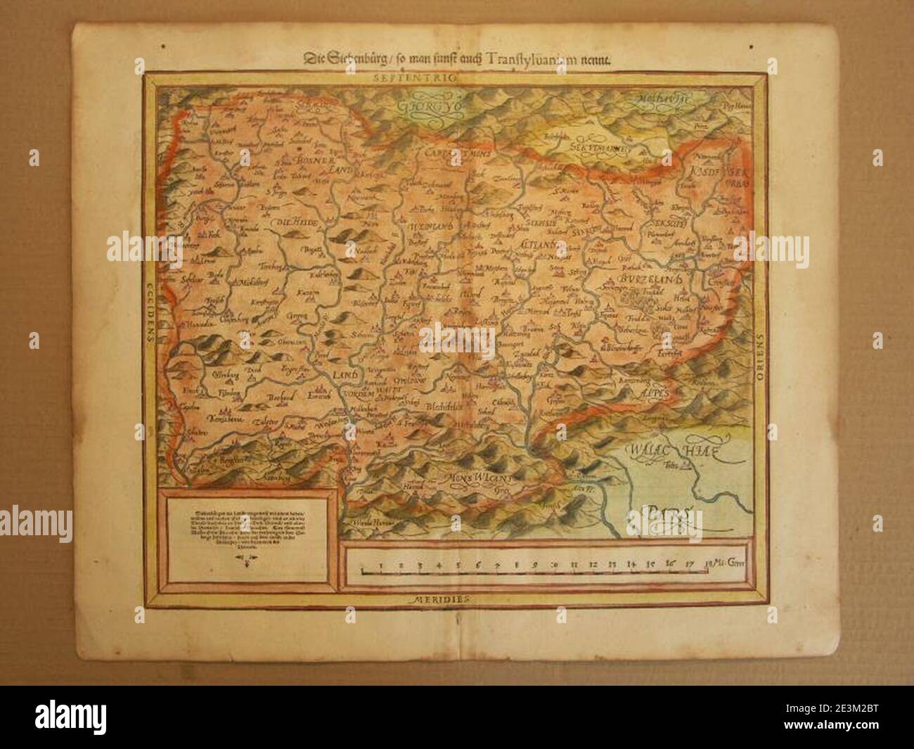 Carte de la transylvanie Banque de photographies et d’images à haute ...