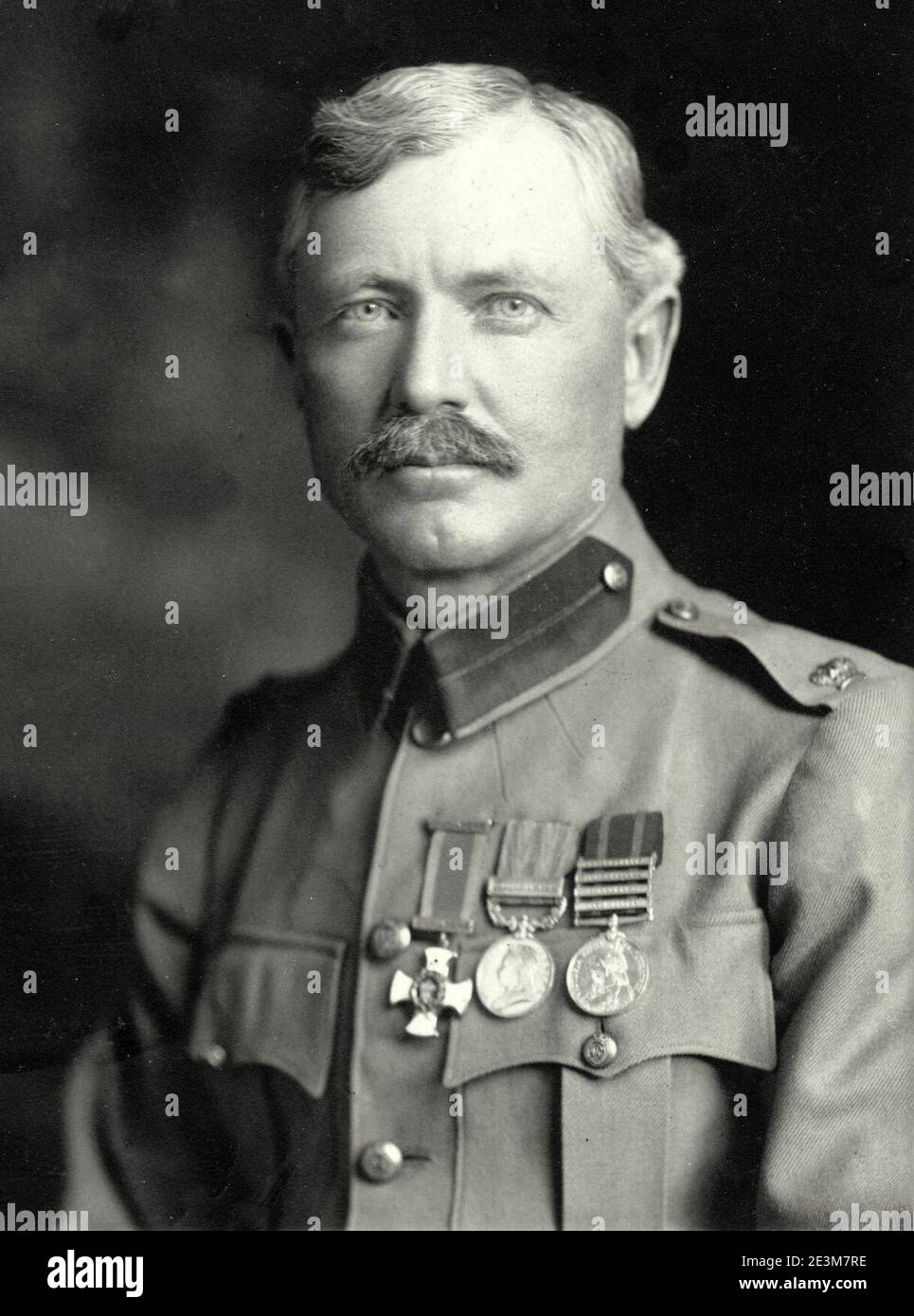Major Frederick Russell Burnham DSO 1901. Banque D'Images