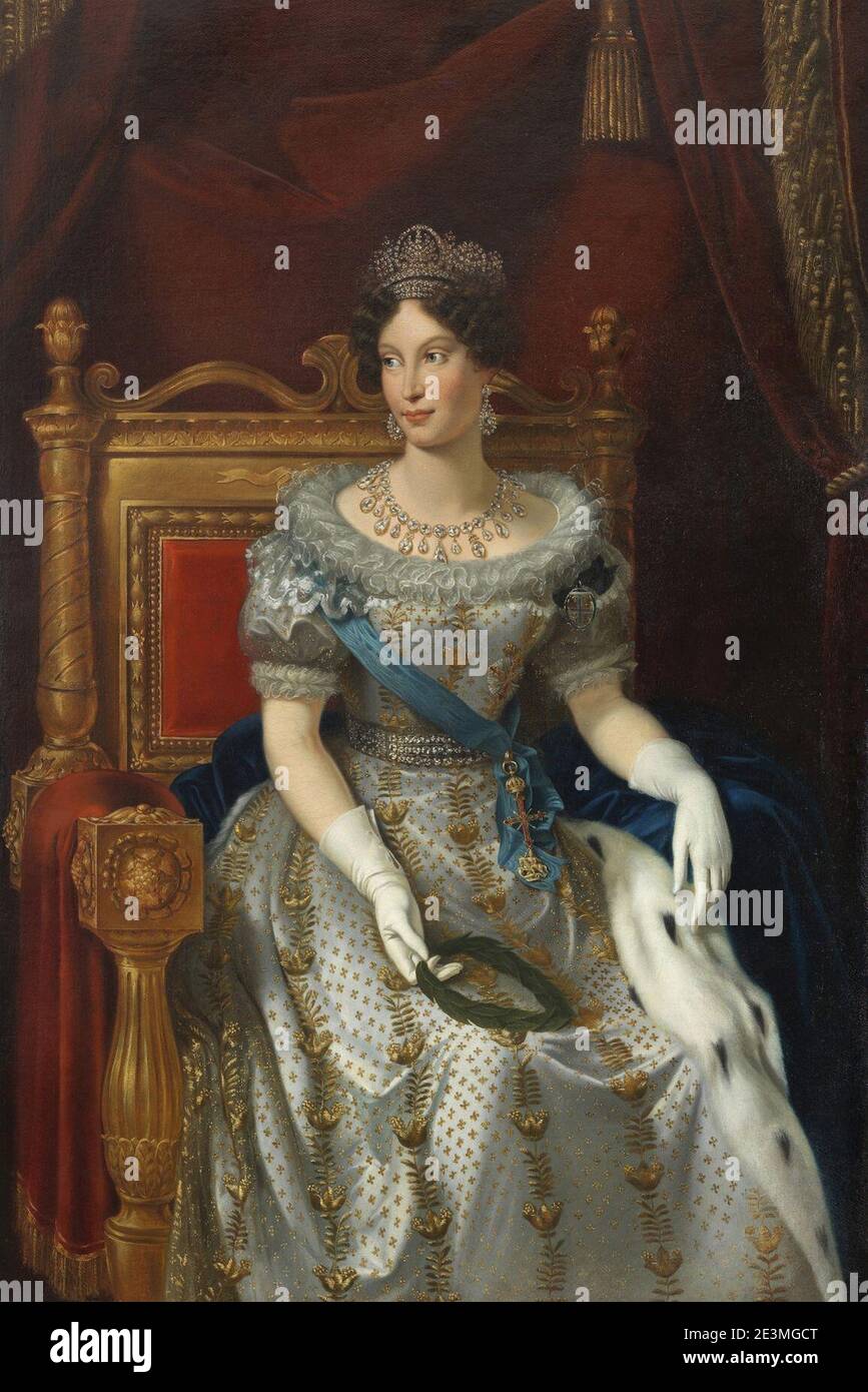 Marie Louise d'Autriche, duchesse de Parme. Banque D'Images