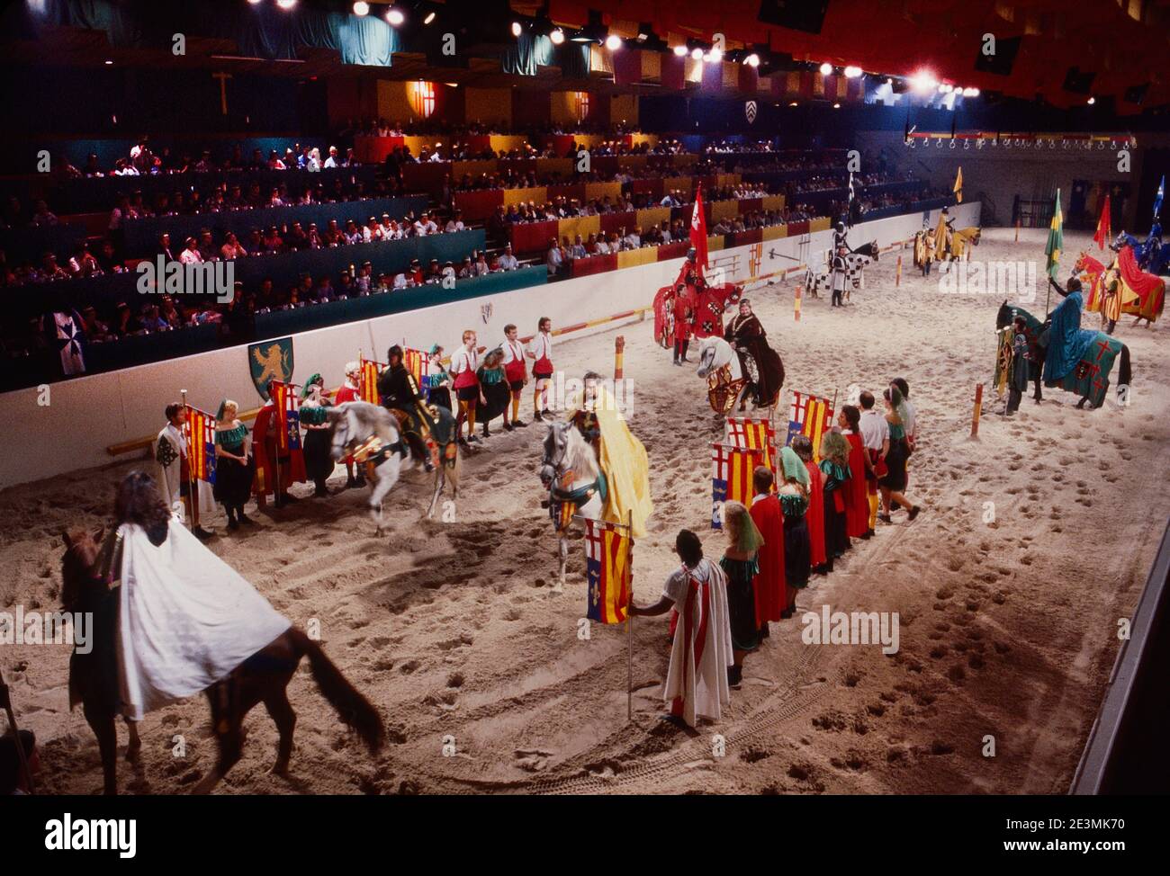 Medieval Times restaurant Kissime Florida USA Banque D'Images