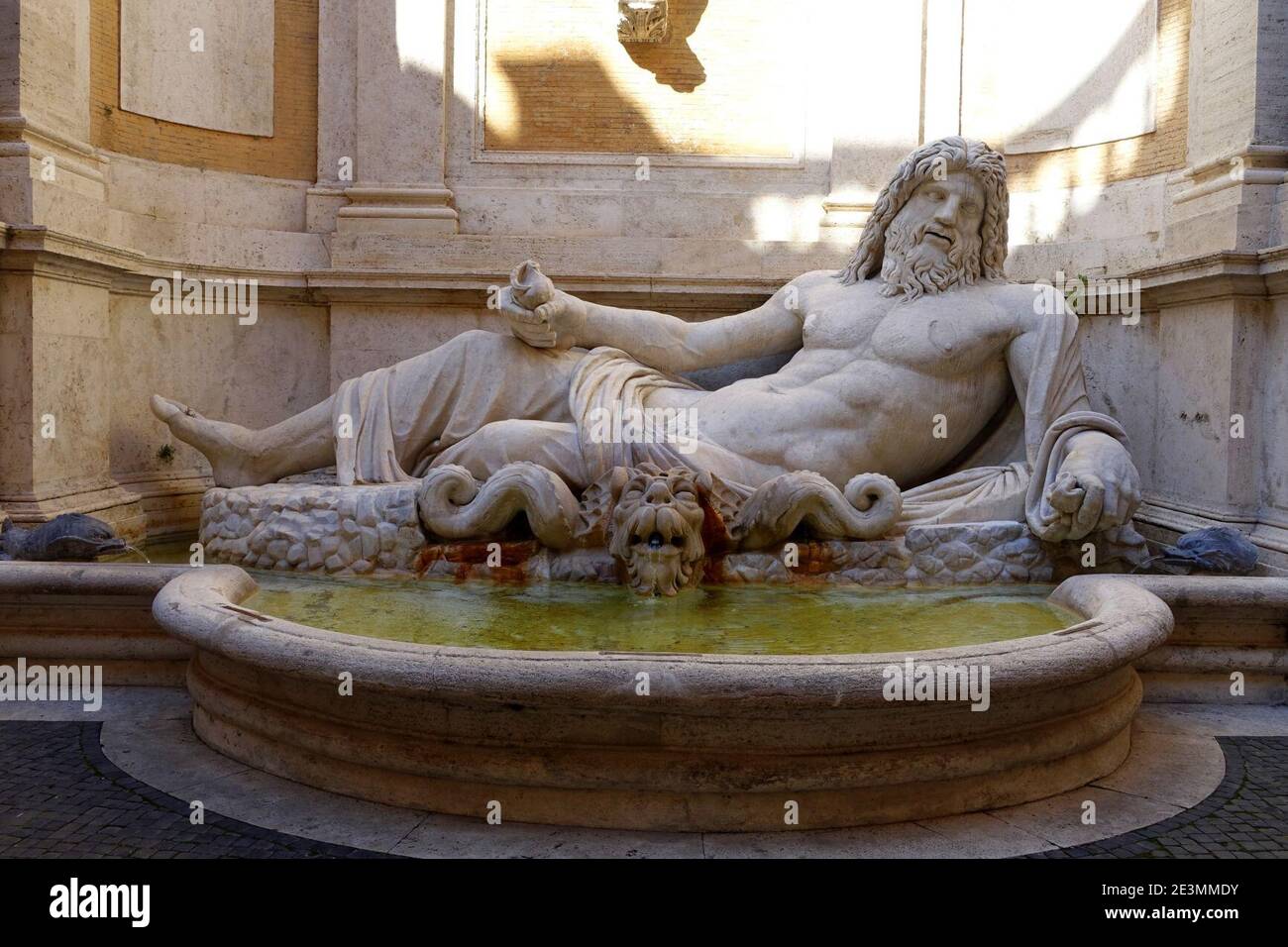 Marforio, Roman, 1er siècle AD, marbre - Musei Capitolini - Rome, Italie Banque D'Images