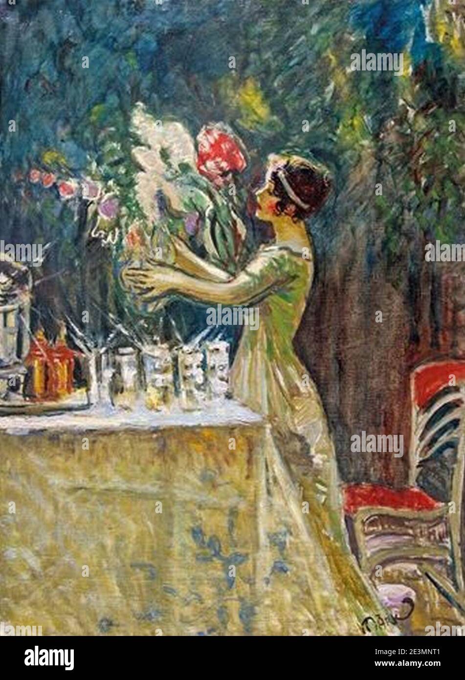 Fleurs de marque. Banque D'Images