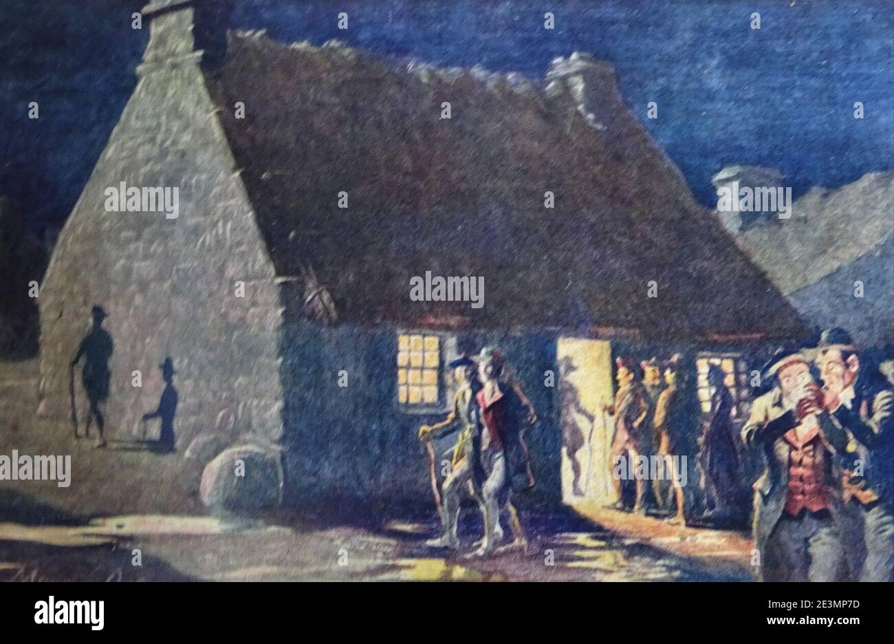 Manson's Inn, St Jame's Lodge, Tarbolton. Banque D'Images