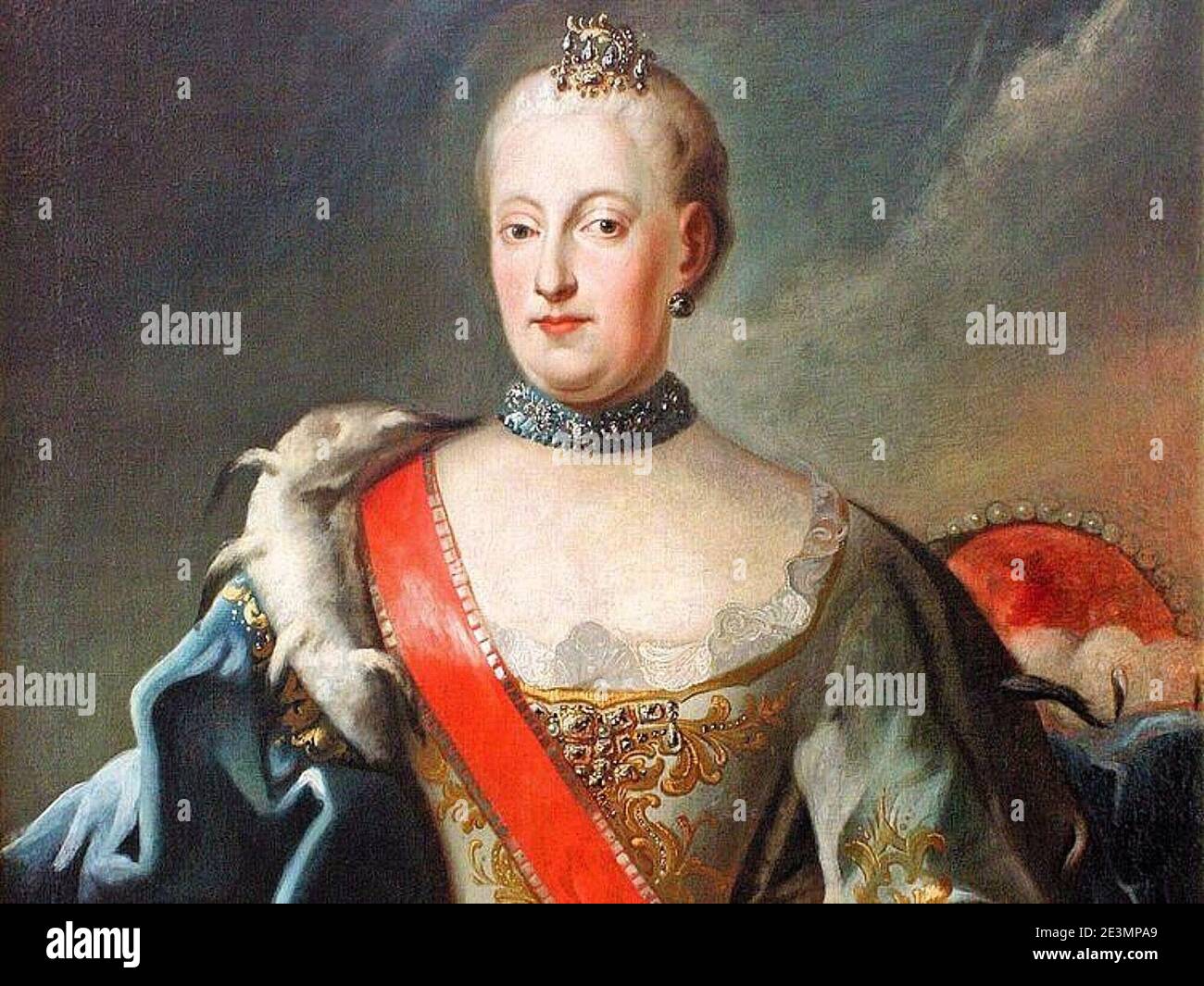 Maria Anna Sophia de Saxe, Banque D'Images
