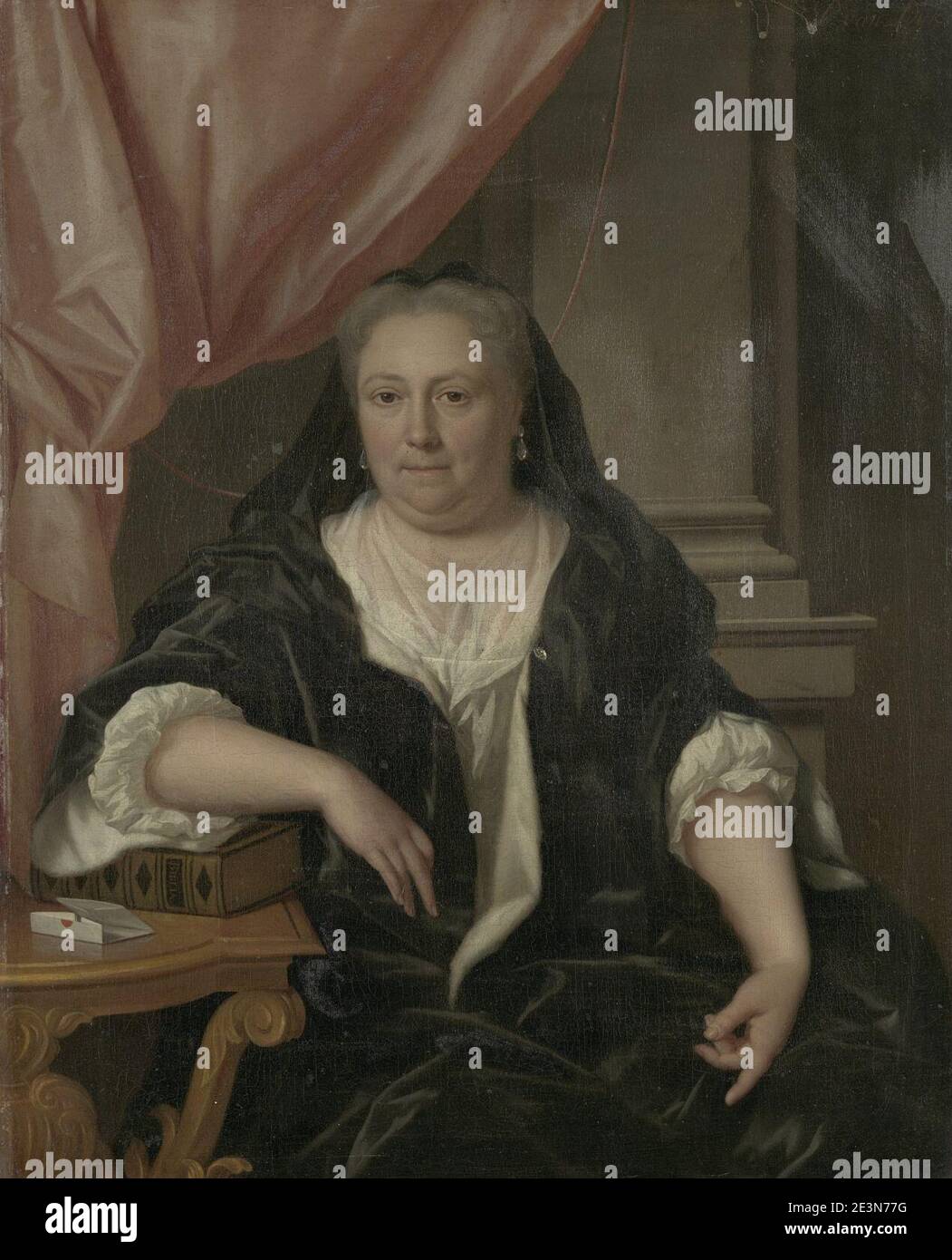 Maria van Citters (1684-1752). Echtgenote van Caspar Adriaen Parduyn Banque D'Images