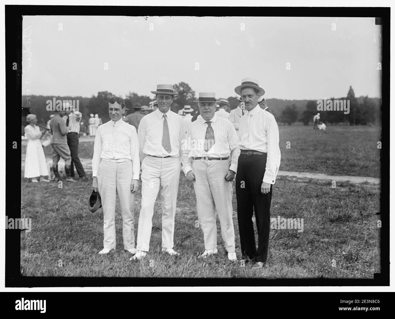 MARINE CORPS TIR, N.D. BAKER ; F.D. ROOSEVELT ; F.K. LANE, C.S. VROOMAN Banque D'Images
