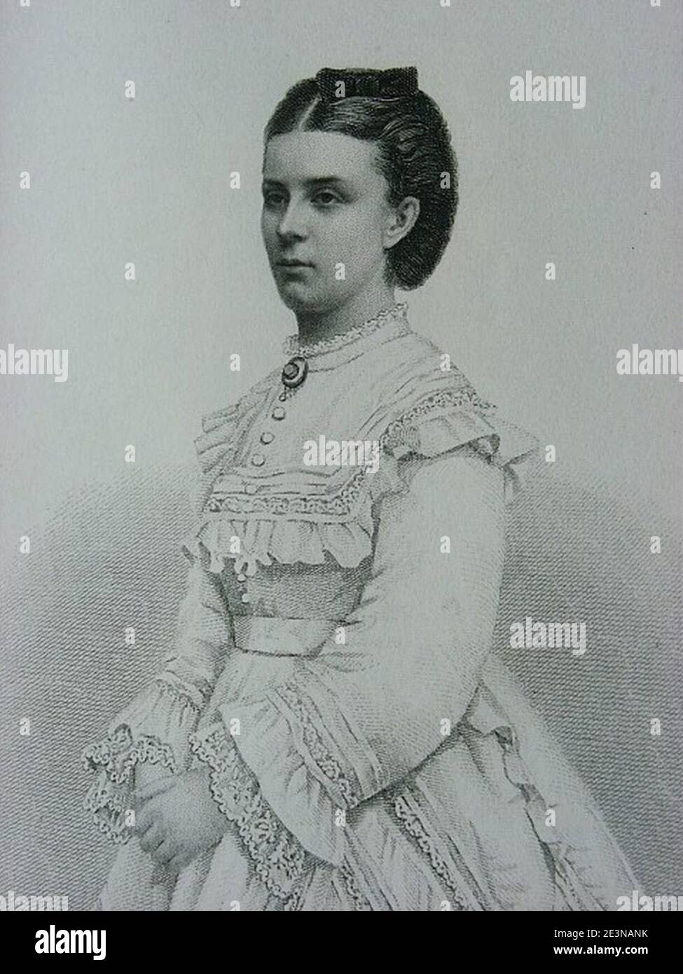 Marie Friederieke, princesse de Saxe-Altenburg (1854-1898). Banque D'Images