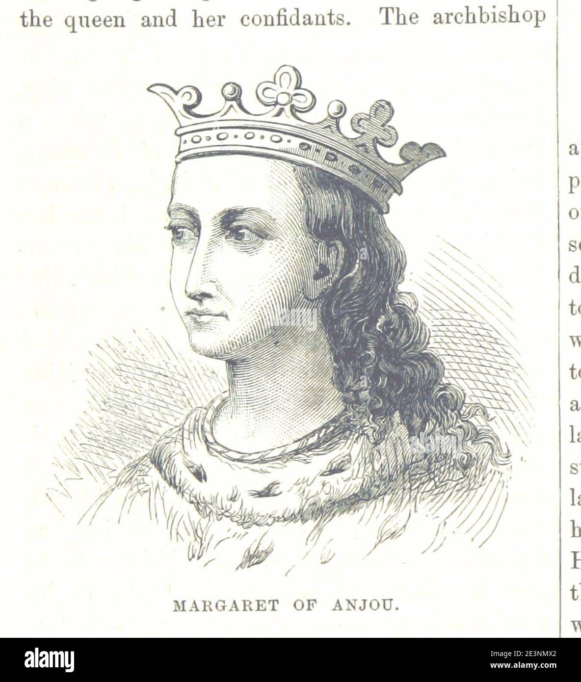 Margaret d'Anjou de l'histoire nationale et nationale de l'Angleterre. Banque D'Images