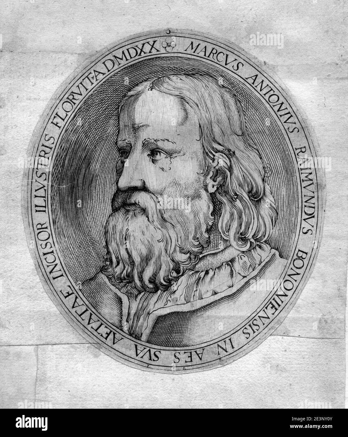 Marcantonio Raimondi. Banque D'Images