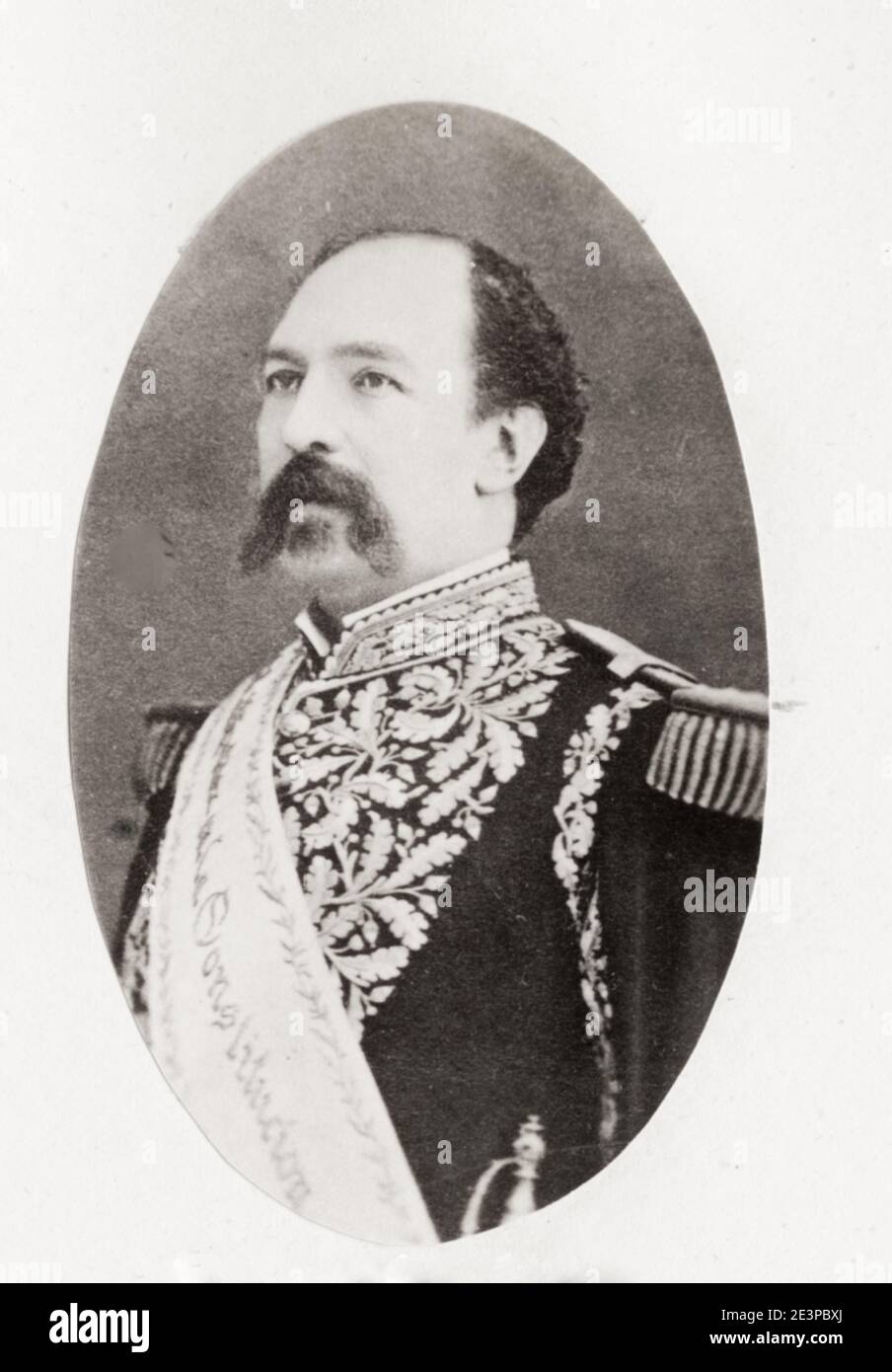 Photo du XIXe siècle : Mario Ignacio Francisco Tomás Antonio de Veintemilla y Villacís (31 juillet 1828 – 19 juillet 1908) était président de l'Équateur du 8 septembre 1876 au 10 janvier 1883 Banque D'Images